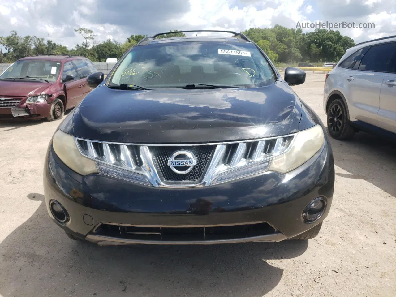 2010 Nissan Murano S Black vin: JN8AZ1MU3AW009405