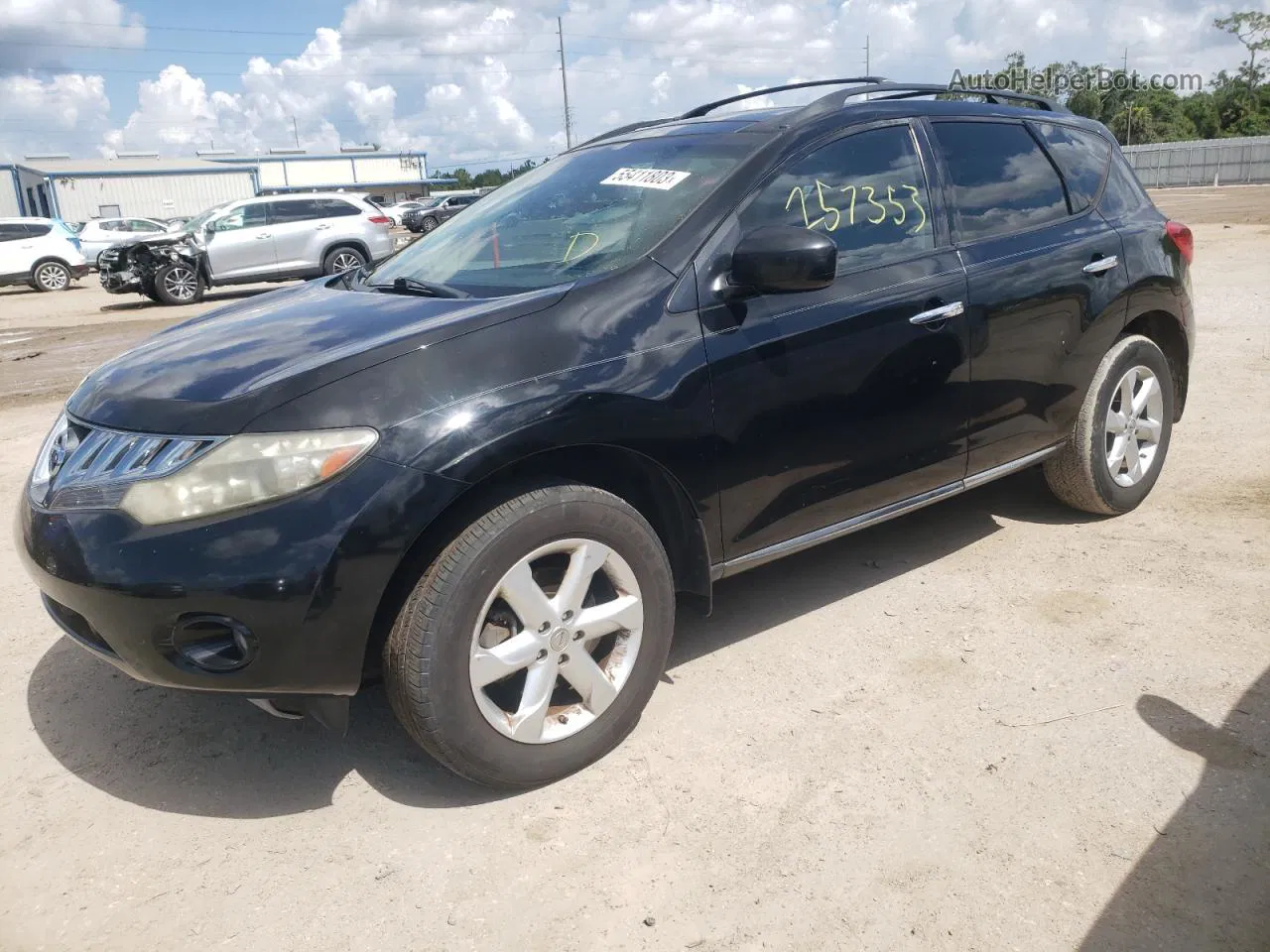 2010 Nissan Murano S Black vin: JN8AZ1MU3AW009405