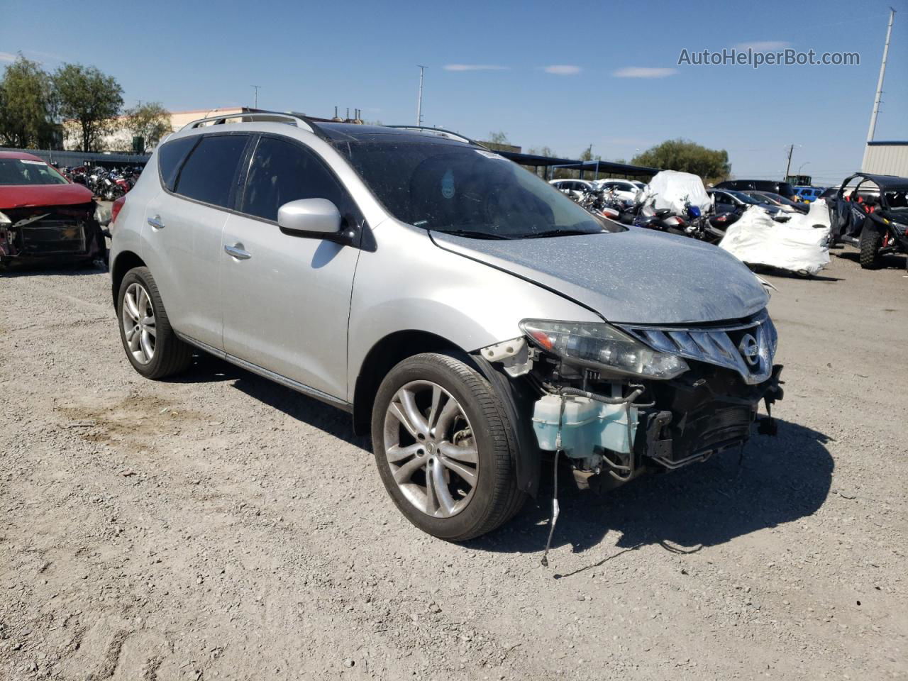 2010 Nissan Murano S Silver vin: JN8AZ1MU3AW012692