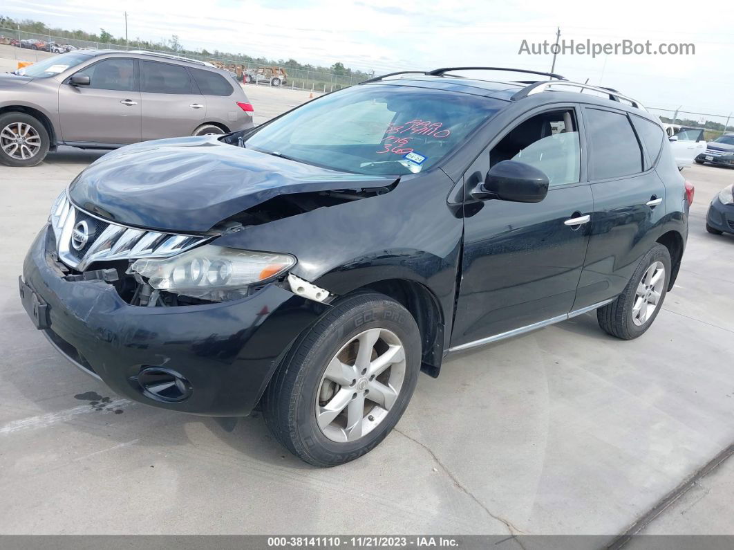 2010 Nissan Murano Sl Black vin: JN8AZ1MU3AW014328