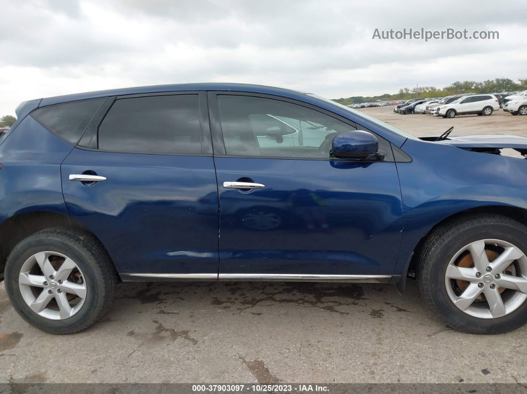 2010 Nissan Murano S Dark Blue vin: JN8AZ1MU3AW018248