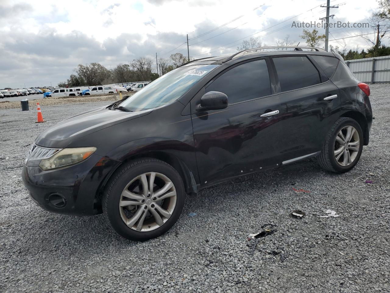 2010 Nissan Murano S Black vin: JN8AZ1MU4AW006125