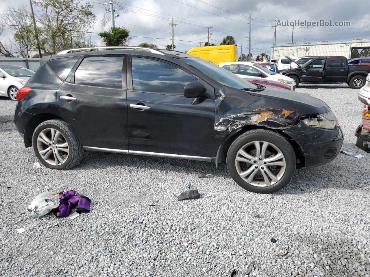 2010 Nissan Murano S Black vin: JN8AZ1MU4AW006125