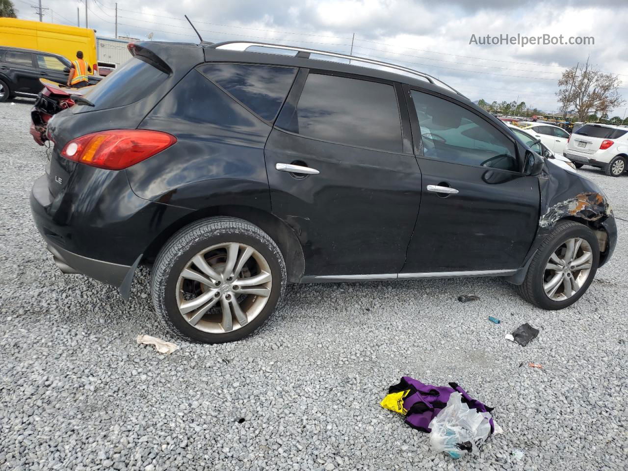 2010 Nissan Murano S Black vin: JN8AZ1MU4AW006125