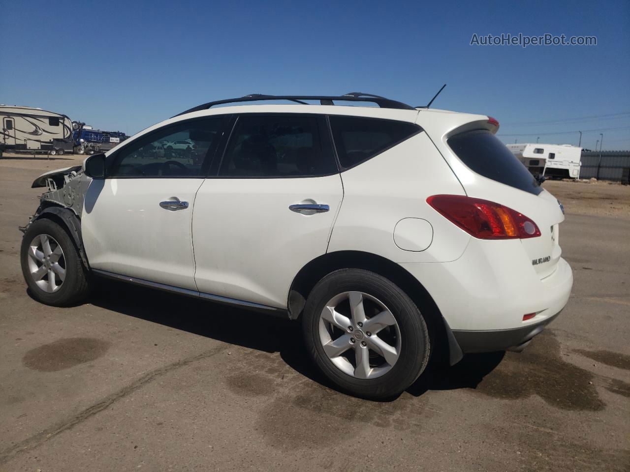 2010 Nissan Murano S White vin: JN8AZ1MU4AW008876