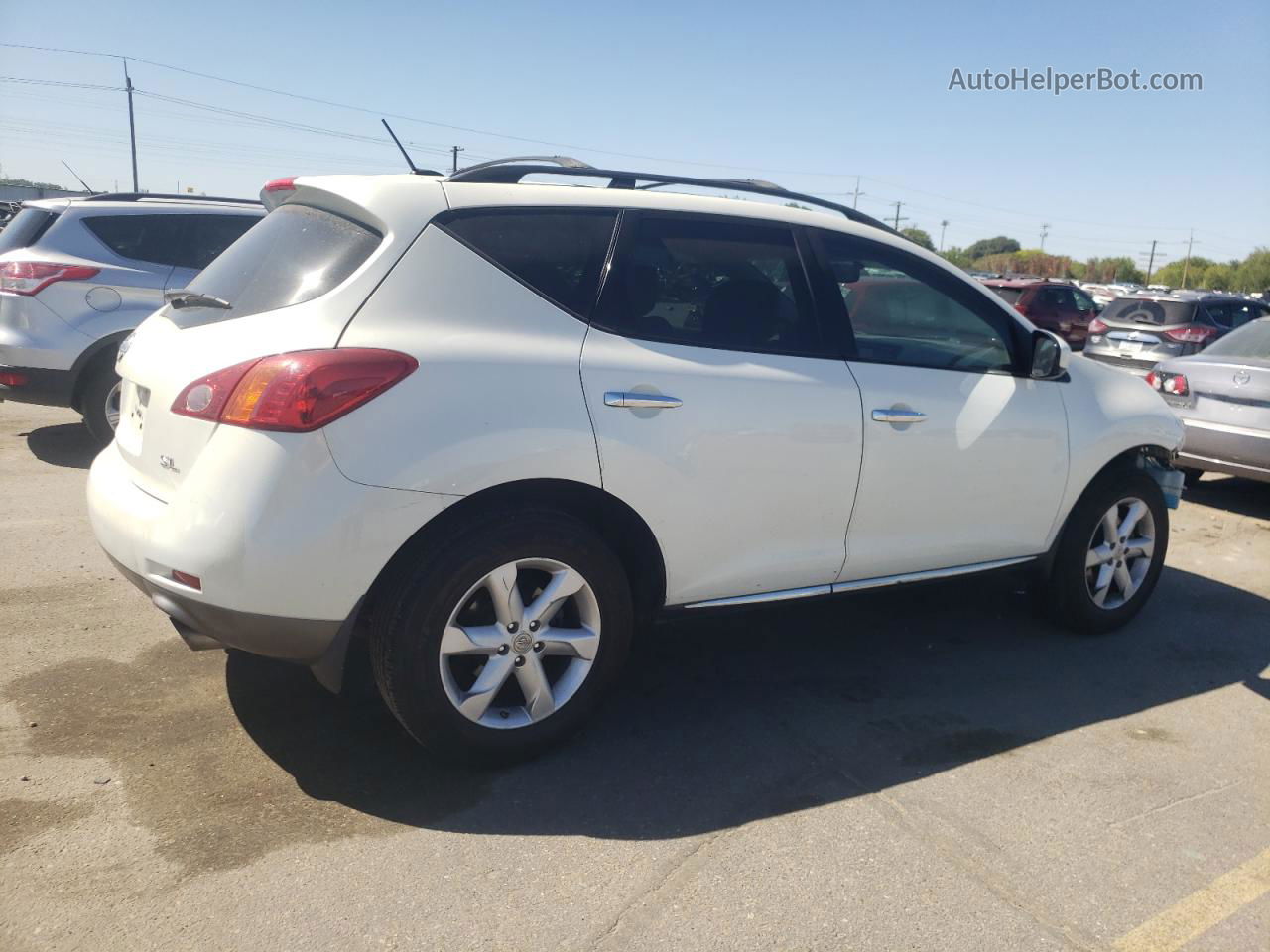 2010 Nissan Murano S White vin: JN8AZ1MU4AW008876