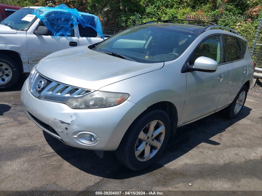 2010 Nissan Murano Sl Silver vin: JN8AZ1MU4AW014225