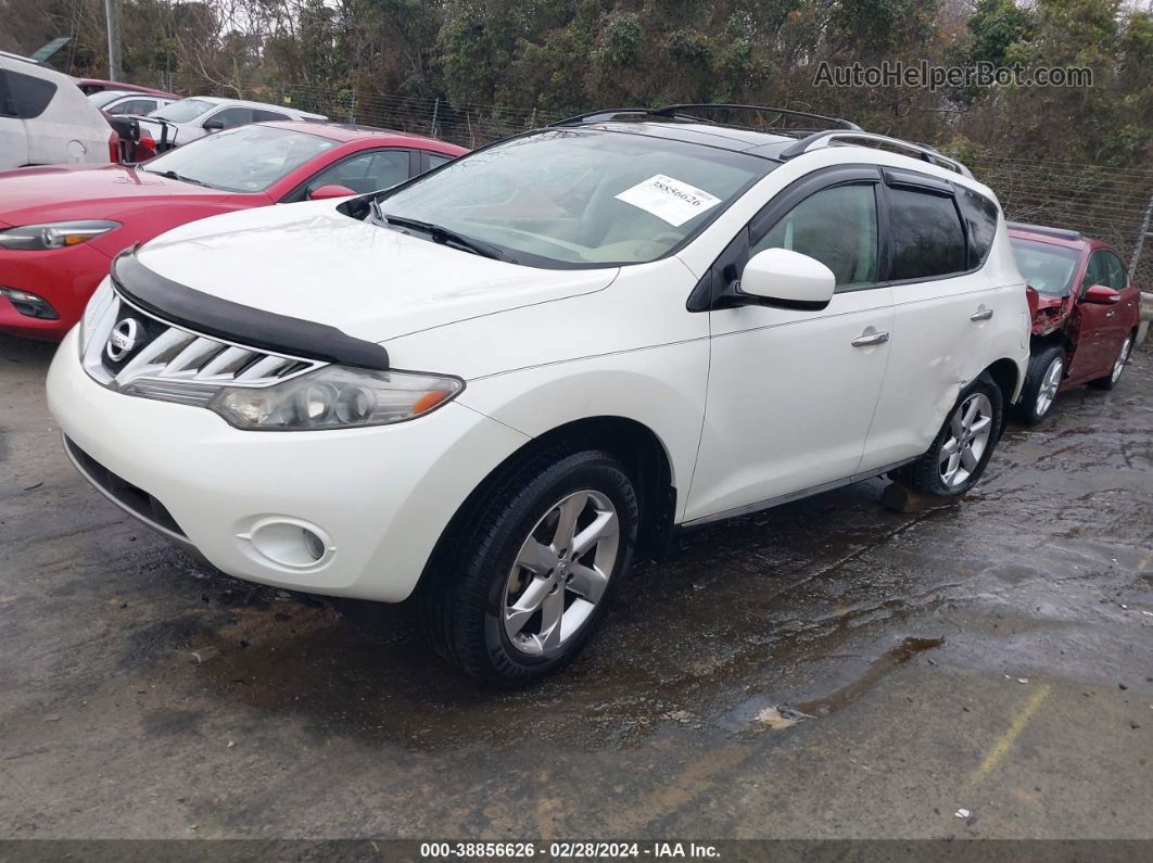 2010 Nissan Murano Sl Белый vin: JN8AZ1MU4AW014483