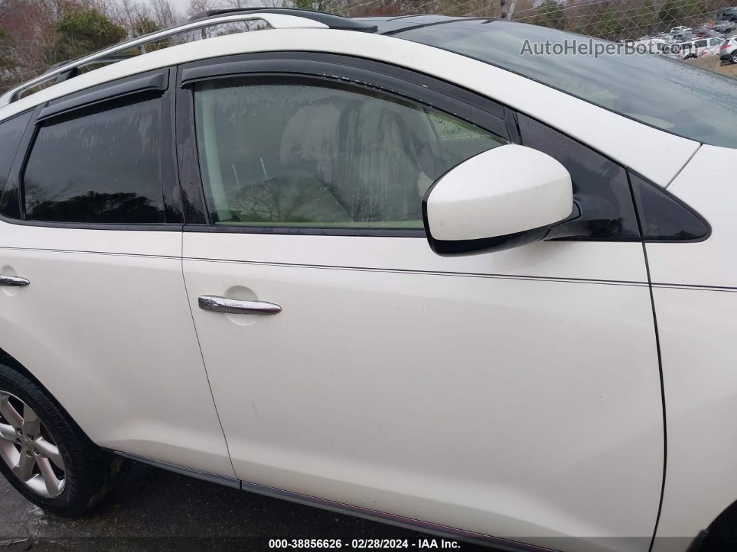 2010 Nissan Murano Sl Белый vin: JN8AZ1MU4AW014483