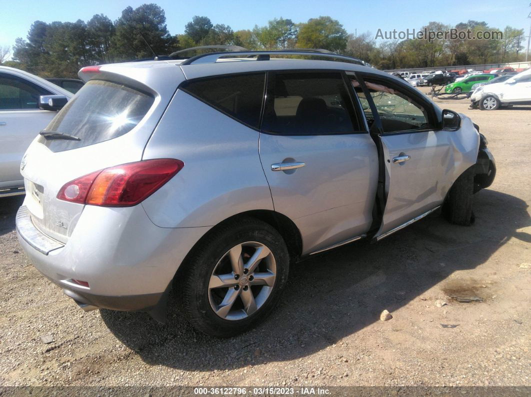 2010 Nissan Murano Sl Silver vin: JN8AZ1MU4AW018887