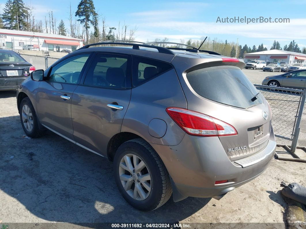 2011 Nissan Murano Sl Коричневый vin: JN8AZ1MU4BW050465