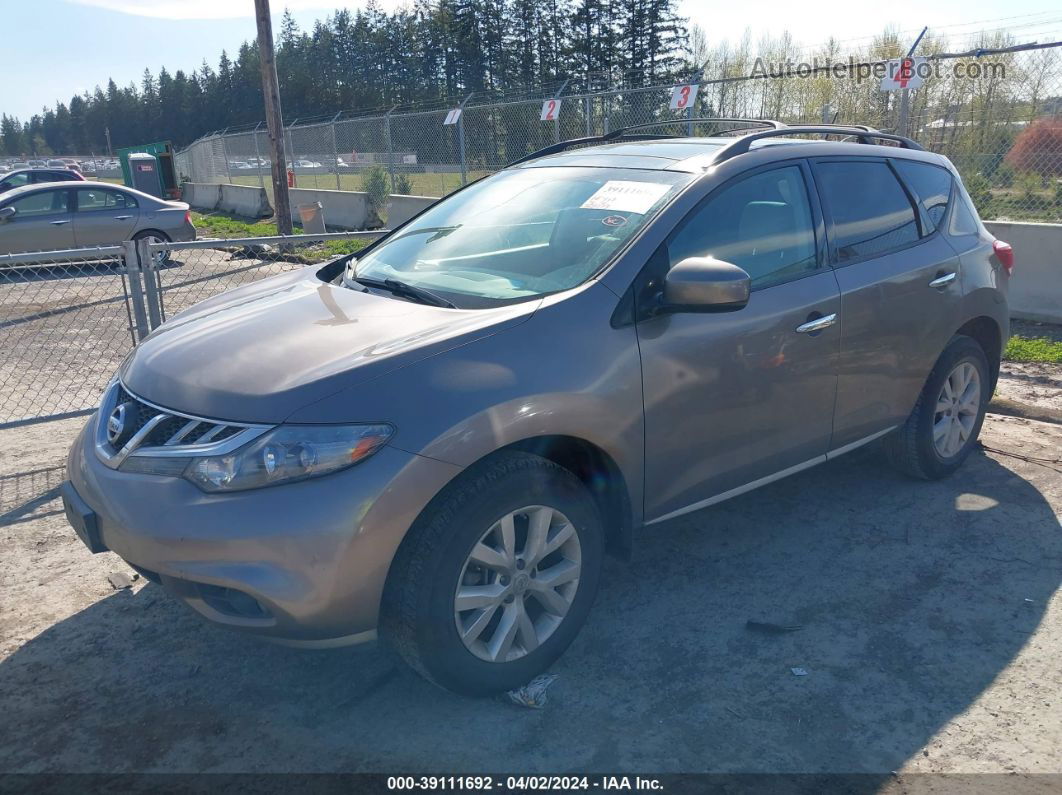 2011 Nissan Murano Sl Коричневый vin: JN8AZ1MU4BW050465