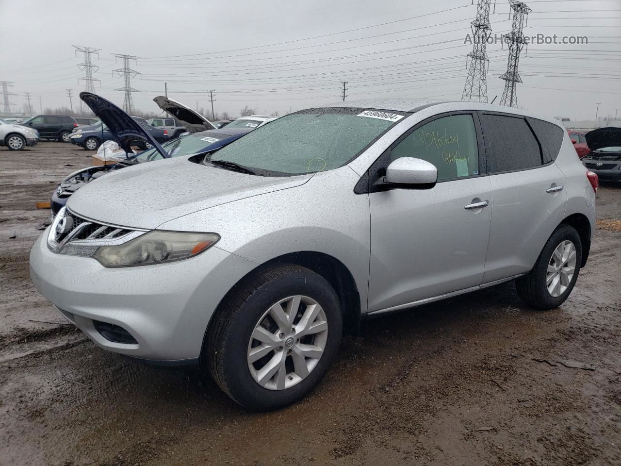 2011 Nissan Murano S Серебряный vin: JN8AZ1MU4BW056427