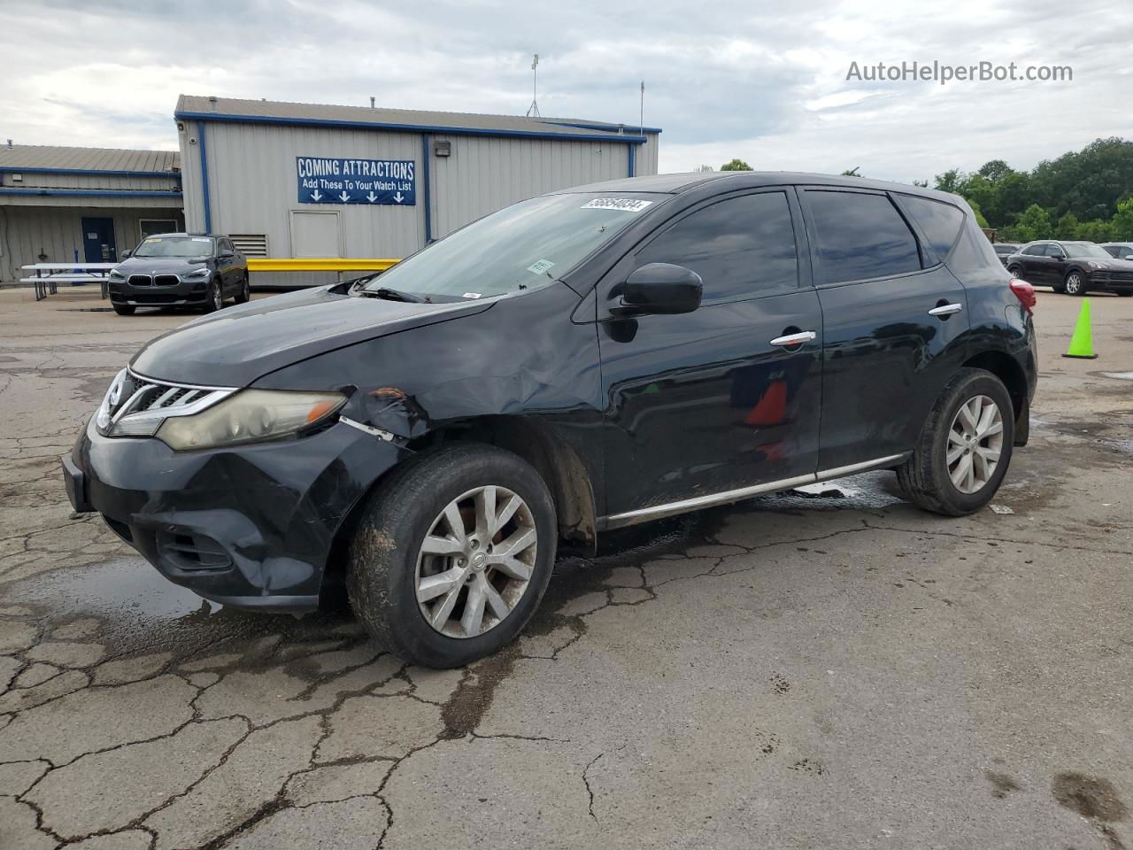 2011 Nissan Murano S Black vin: JN8AZ1MU4BW056914