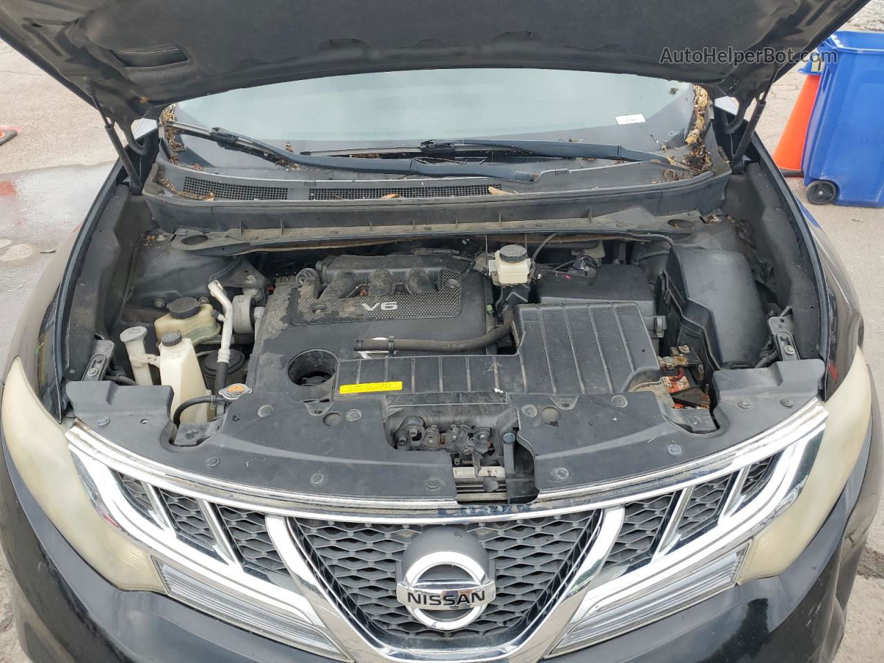 2011 Nissan Murano S Black vin: JN8AZ1MU4BW056914