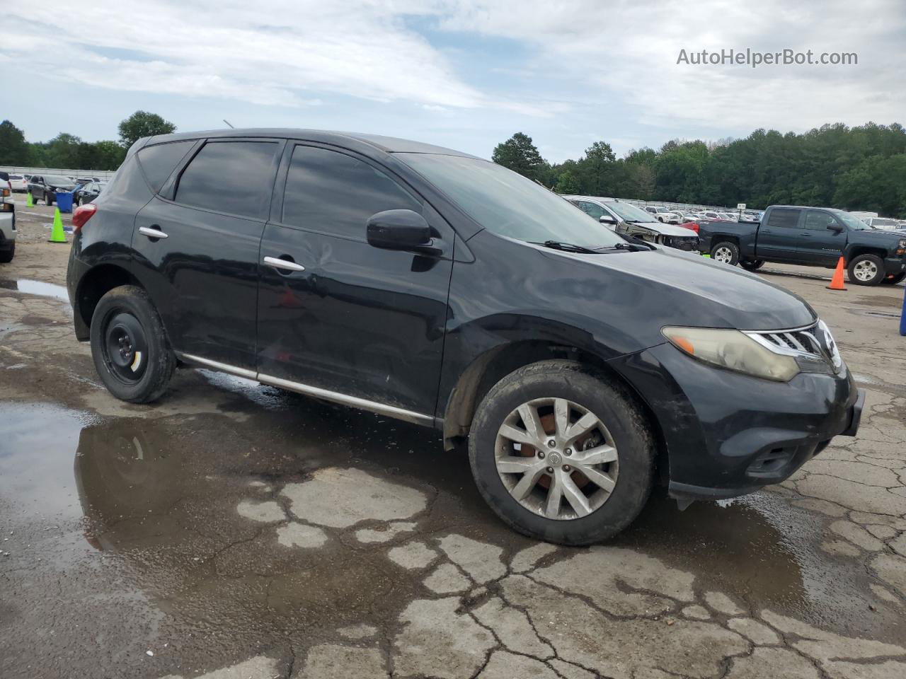 2011 Nissan Murano S Black vin: JN8AZ1MU4BW056914