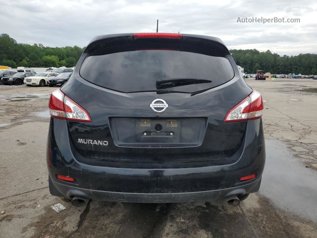 2011 Nissan Murano S Black vin: JN8AZ1MU4BW056914