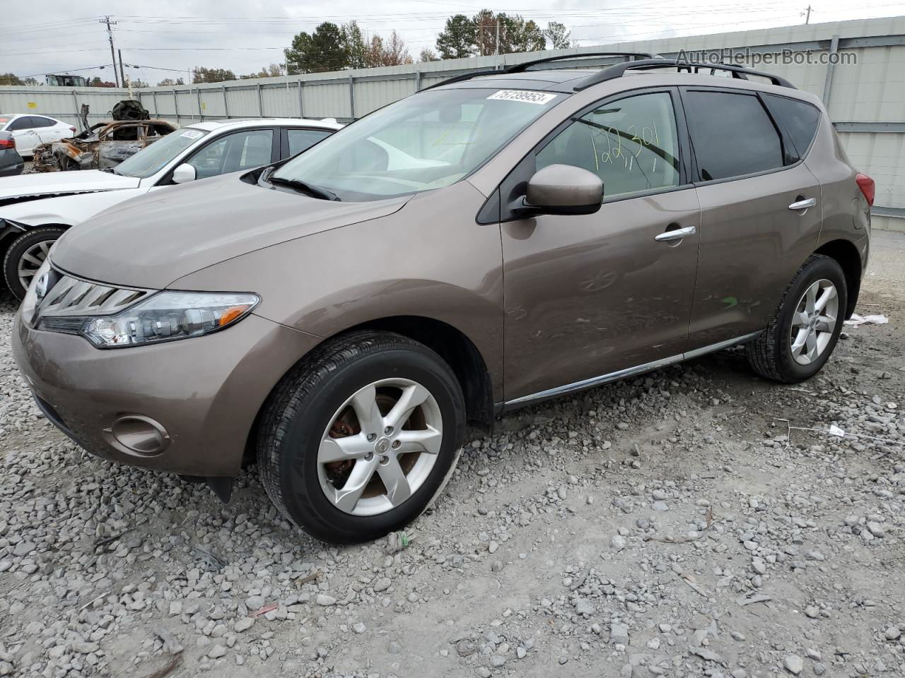 2010 Nissan Murano S Коричневый vin: JN8AZ1MU5AW005663