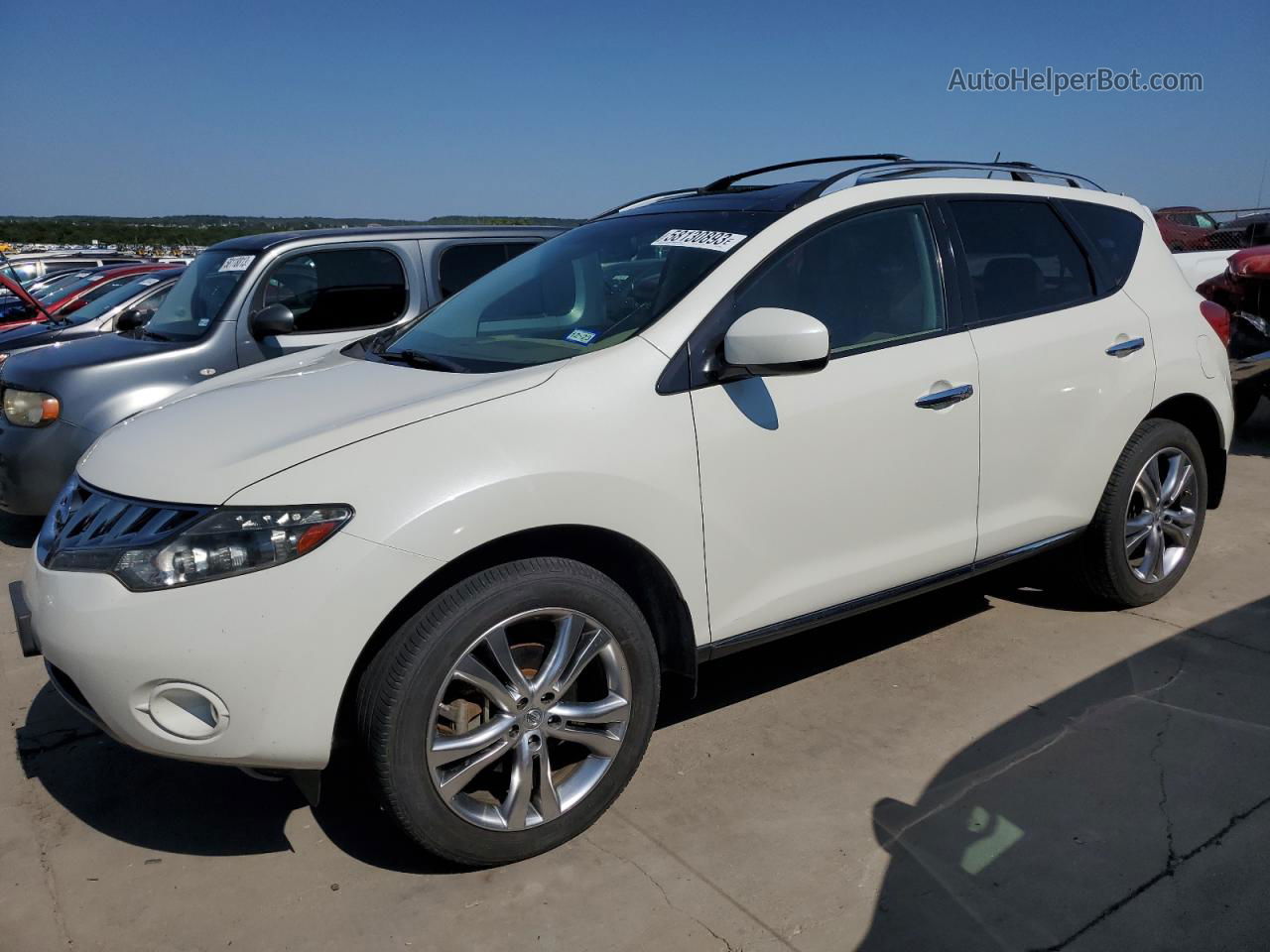 2010 Nissan Murano S Белый vin: JN8AZ1MU5AW010944