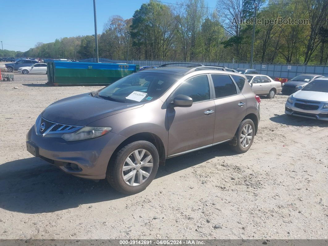 2011 Nissan Murano Sl Коричневый vin: JN8AZ1MU5BW053326