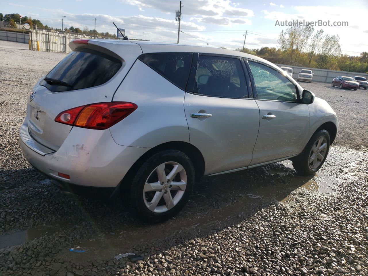 2010 Nissan Murano S Silver vin: JN8AZ1MU6AW006840