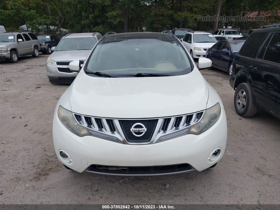 2010 Nissan Murano Sl Белый vin: JN8AZ1MU6AW012265