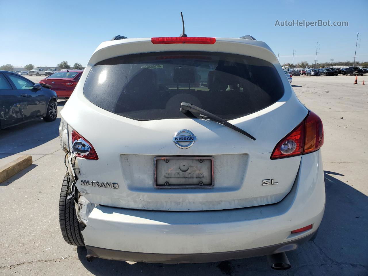 2010 Nissan Murano S White vin: JN8AZ1MU7AW001159