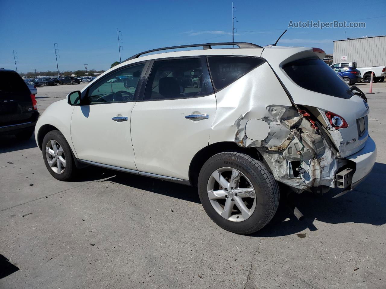 2010 Nissan Murano S White vin: JN8AZ1MU7AW001159