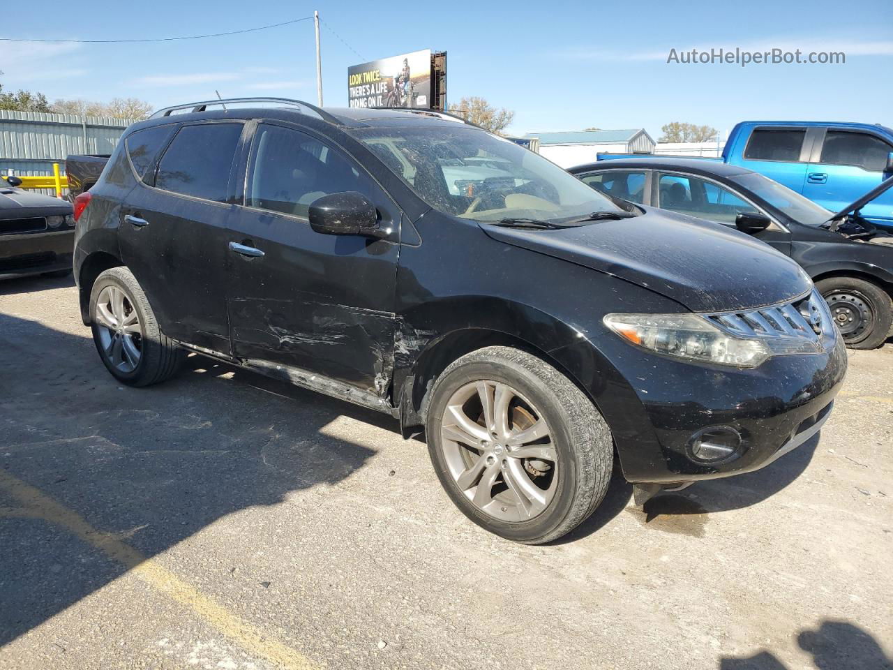 2010 Nissan Murano S Черный vin: JN8AZ1MU7AW003509
