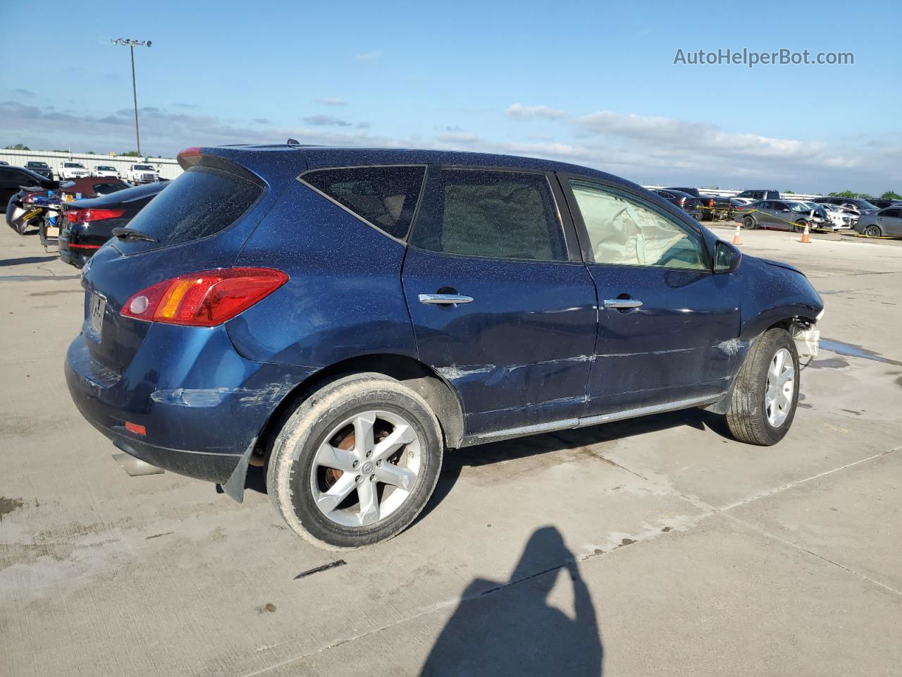 2010 Nissan Murano S Синий vin: JN8AZ1MU7AW019175