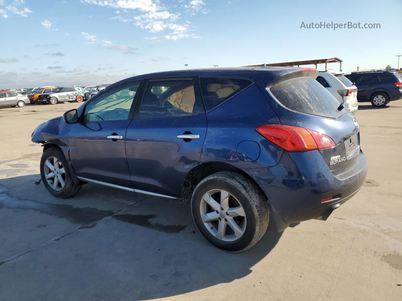 2010 Nissan Murano S Синий vin: JN8AZ1MU7AW019175