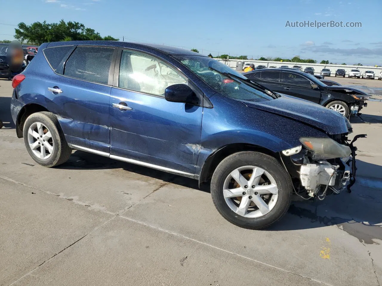 2010 Nissan Murano S Синий vin: JN8AZ1MU7AW019175