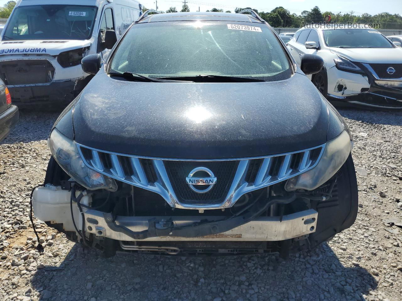2010 Nissan Murano S Черный vin: JN8AZ1MU7AW020360