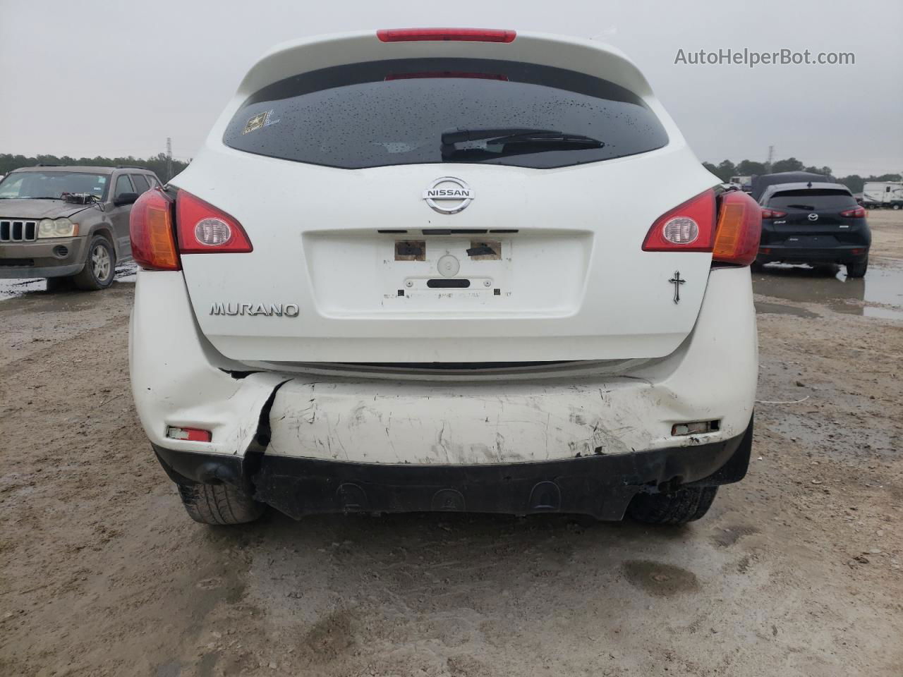 2010 Nissan Murano S White vin: JN8AZ1MU7AW020827