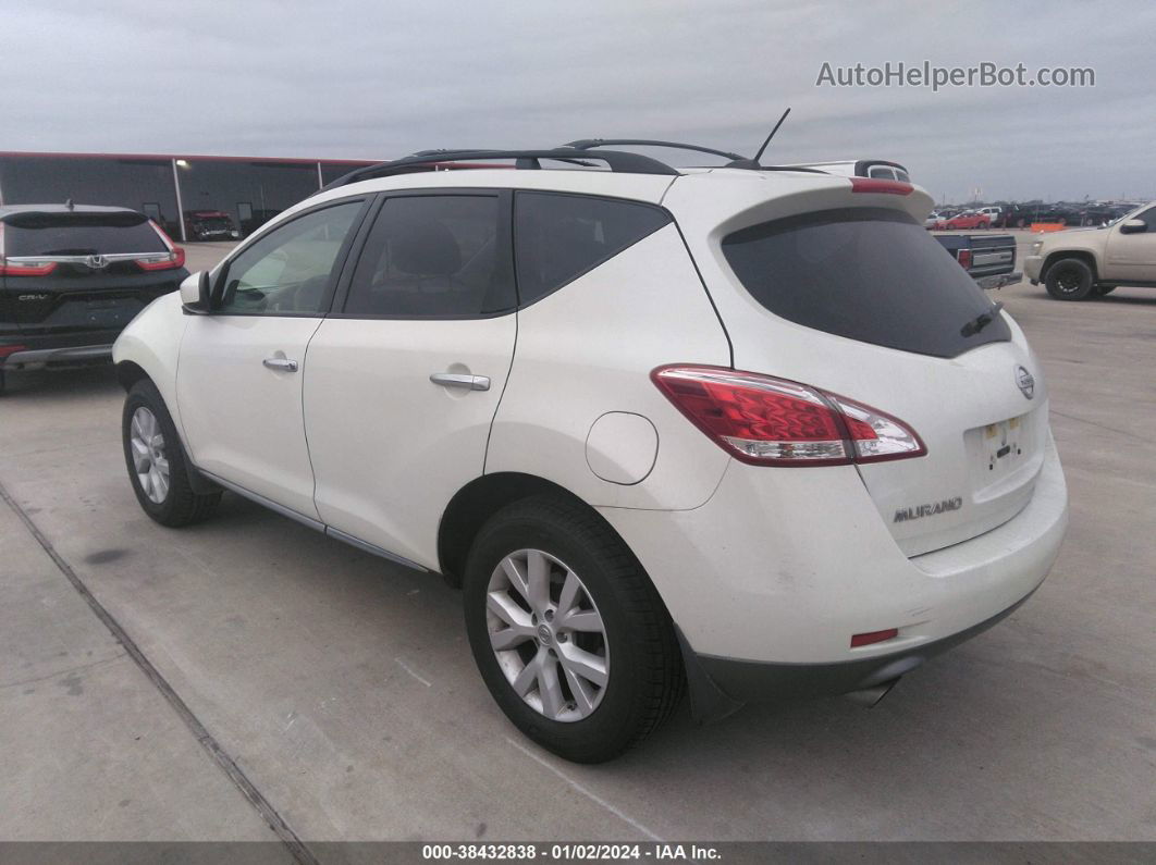 2011 Nissan Murano Sl White vin: JN8AZ1MU7BW058107