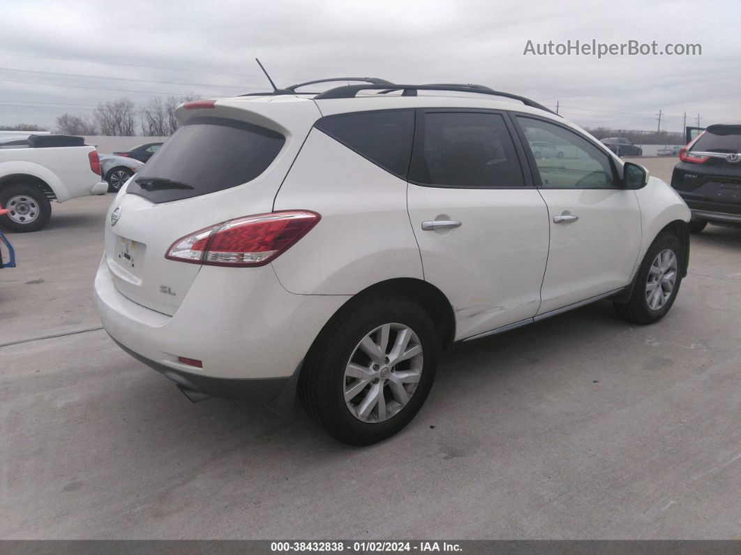 2011 Nissan Murano Sl Белый vin: JN8AZ1MU7BW058107