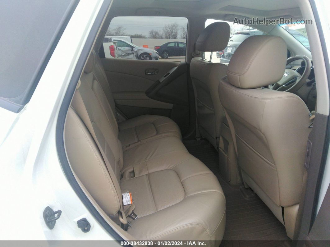 2011 Nissan Murano Sl Белый vin: JN8AZ1MU7BW058107