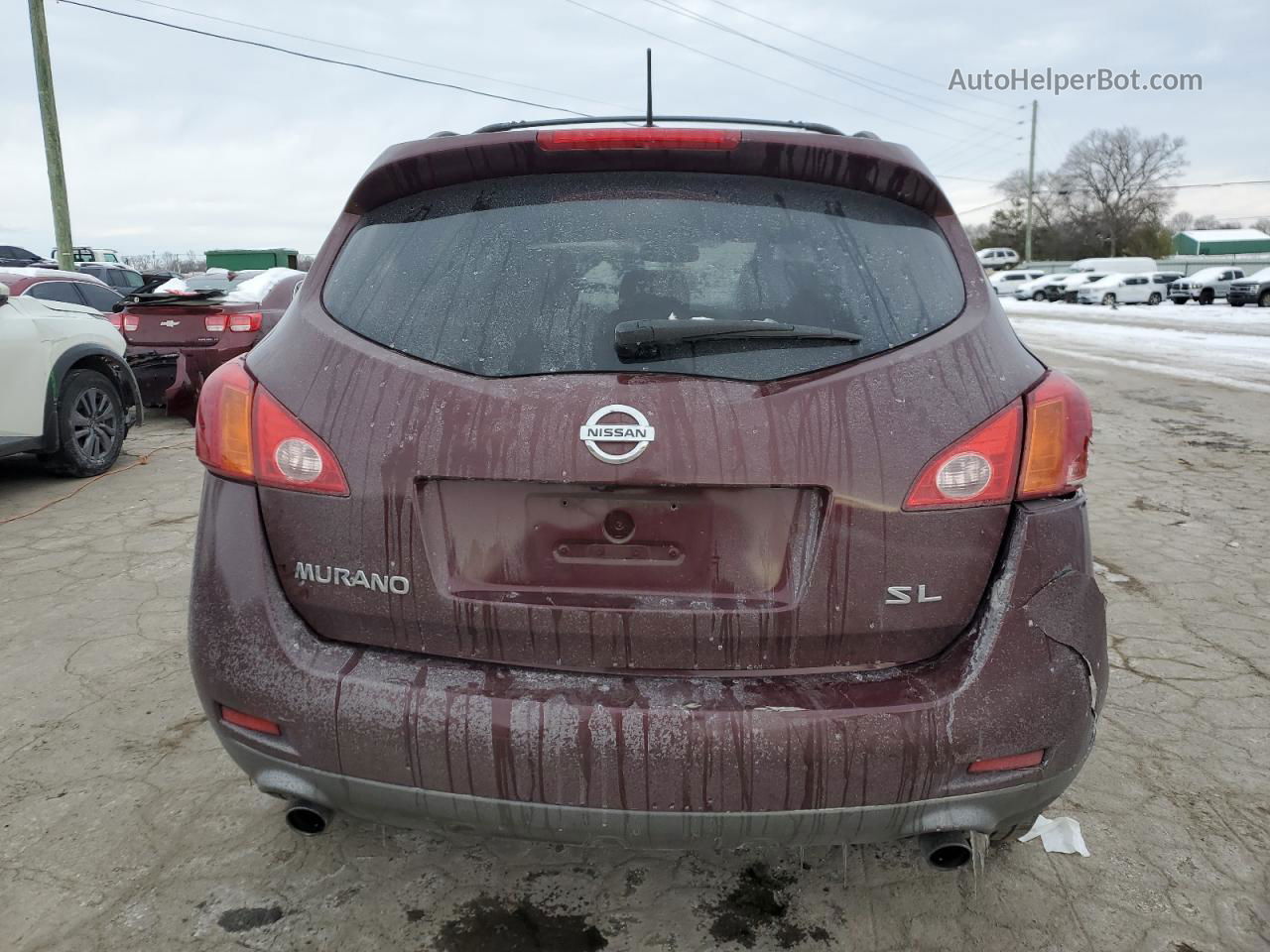 2010 Nissan Murano S Красный vin: JN8AZ1MU8AW014051