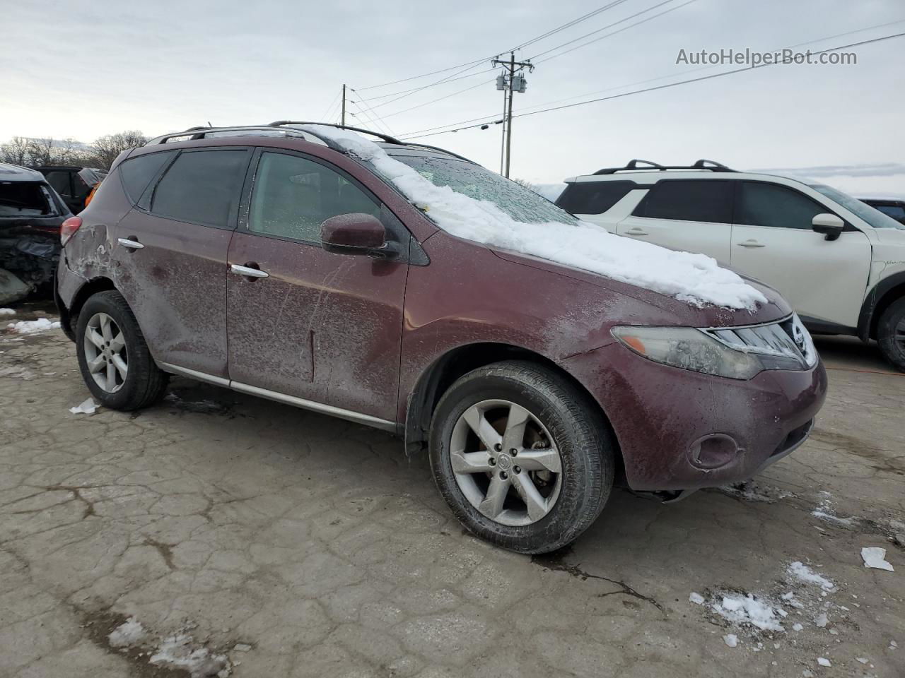 2010 Nissan Murano S Красный vin: JN8AZ1MU8AW014051