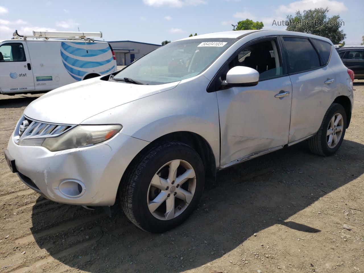 2010 Nissan Murano S Silver vin: JN8AZ1MU8AW015054