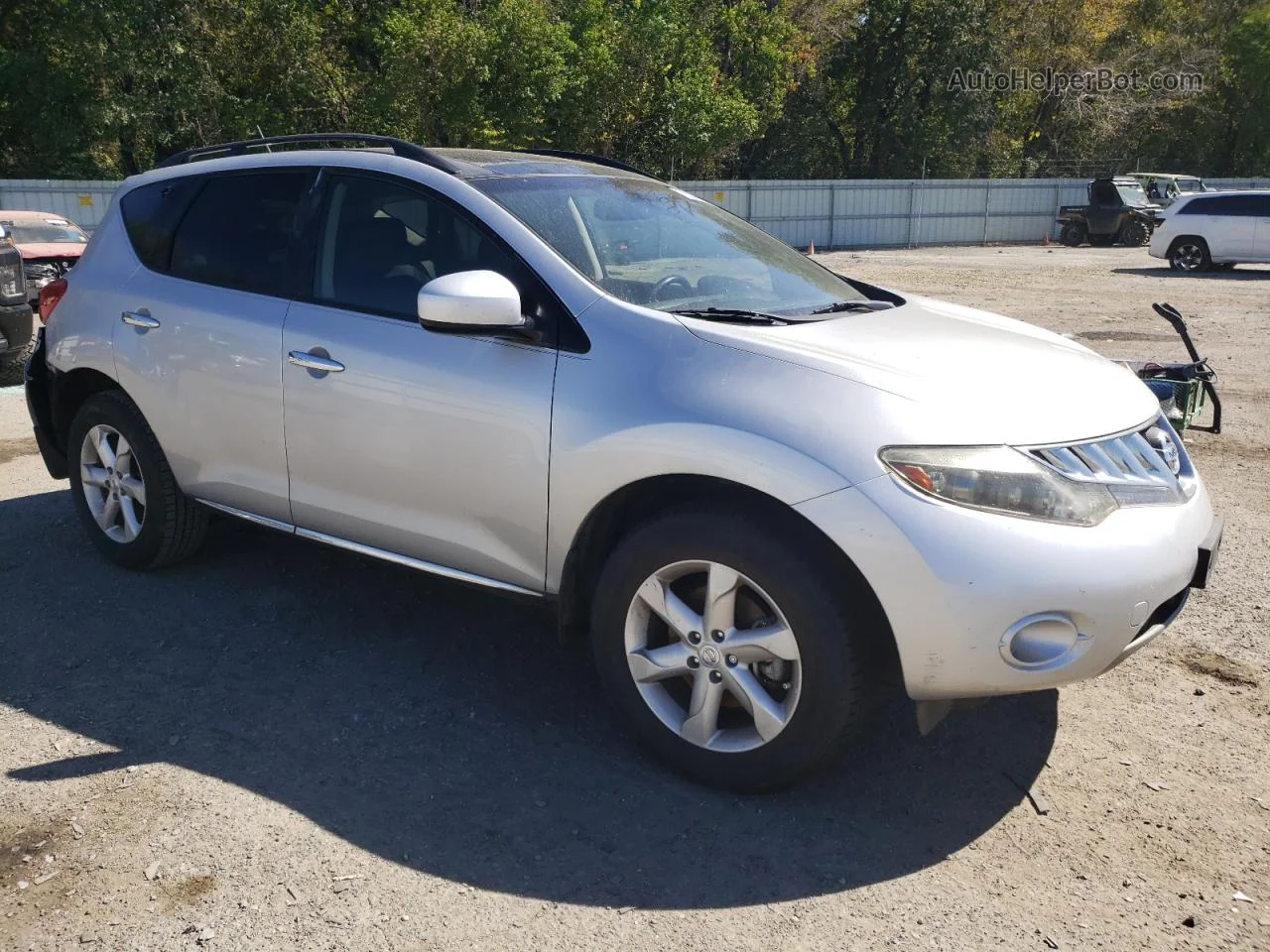 2010 Nissan Murano S Silver vin: JN8AZ1MU8AW020416