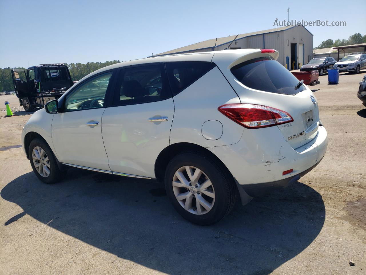 2011 Nissan Murano S White vin: JN8AZ1MU8BW056284