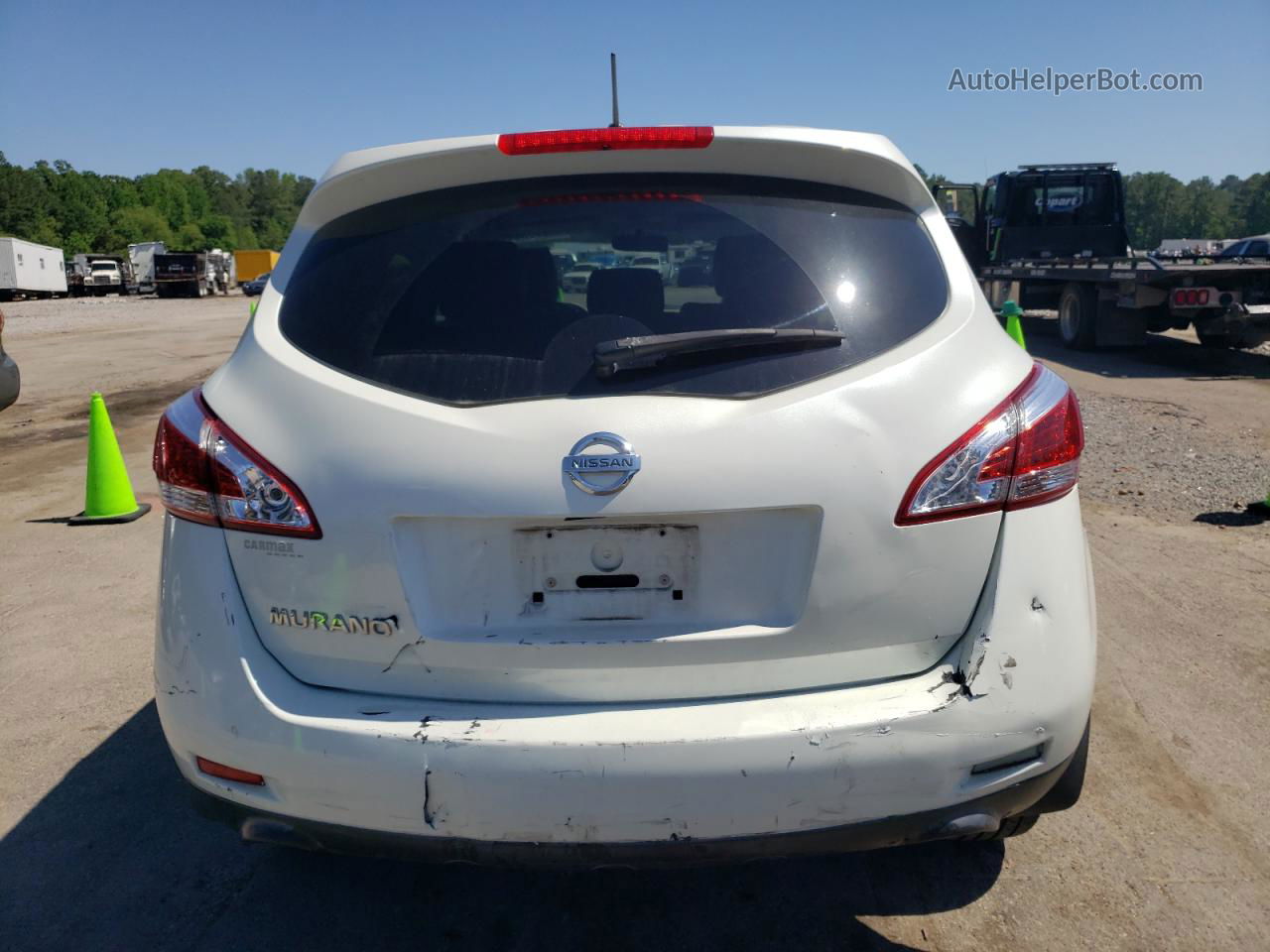 2011 Nissan Murano S White vin: JN8AZ1MU8BW056284