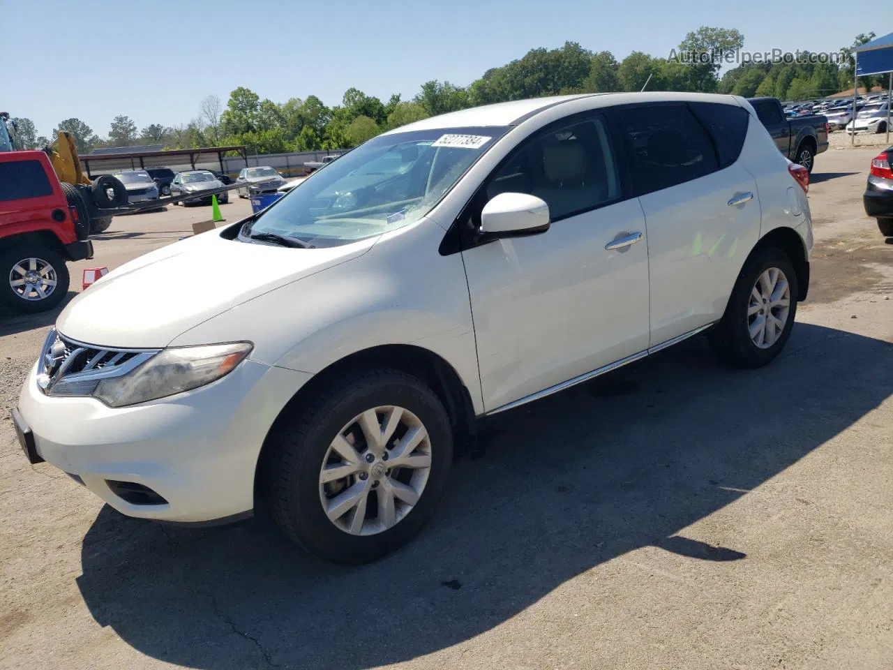 2011 Nissan Murano S White vin: JN8AZ1MU8BW056284