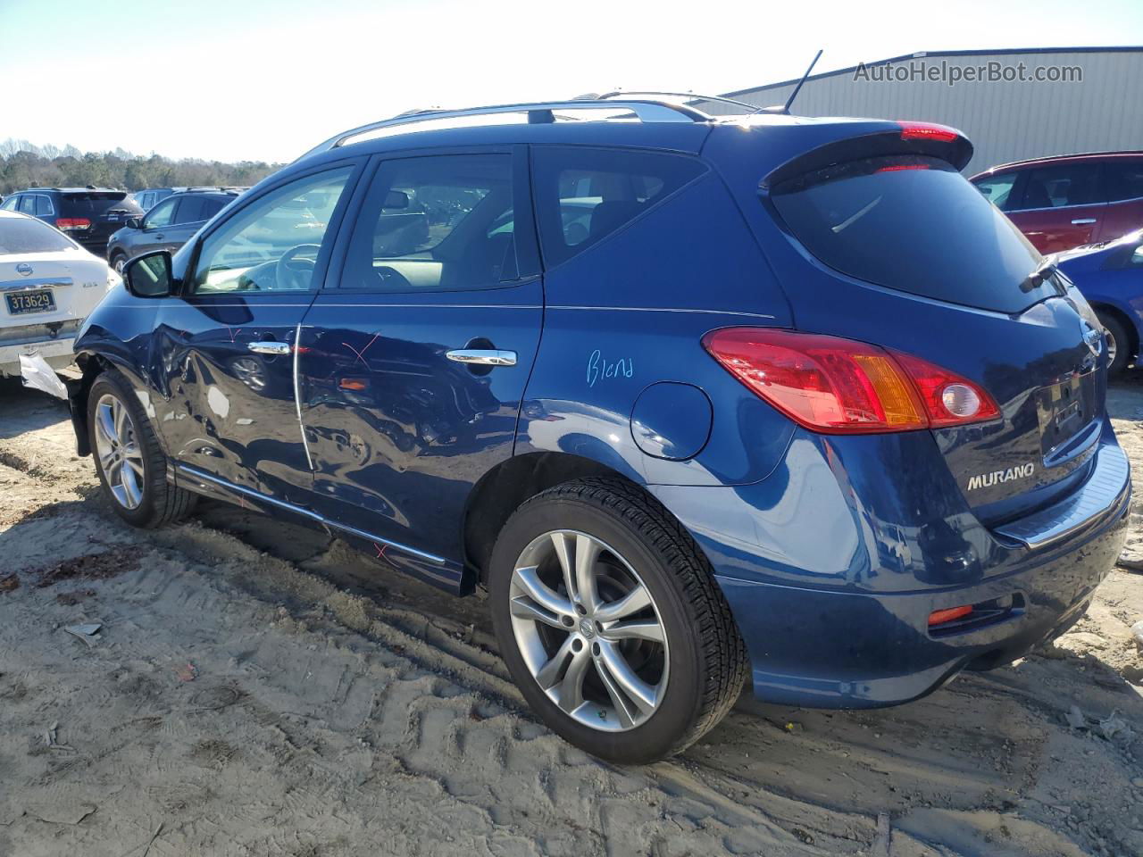 2010 Nissan Murano S Blue vin: JN8AZ1MU9AW007268