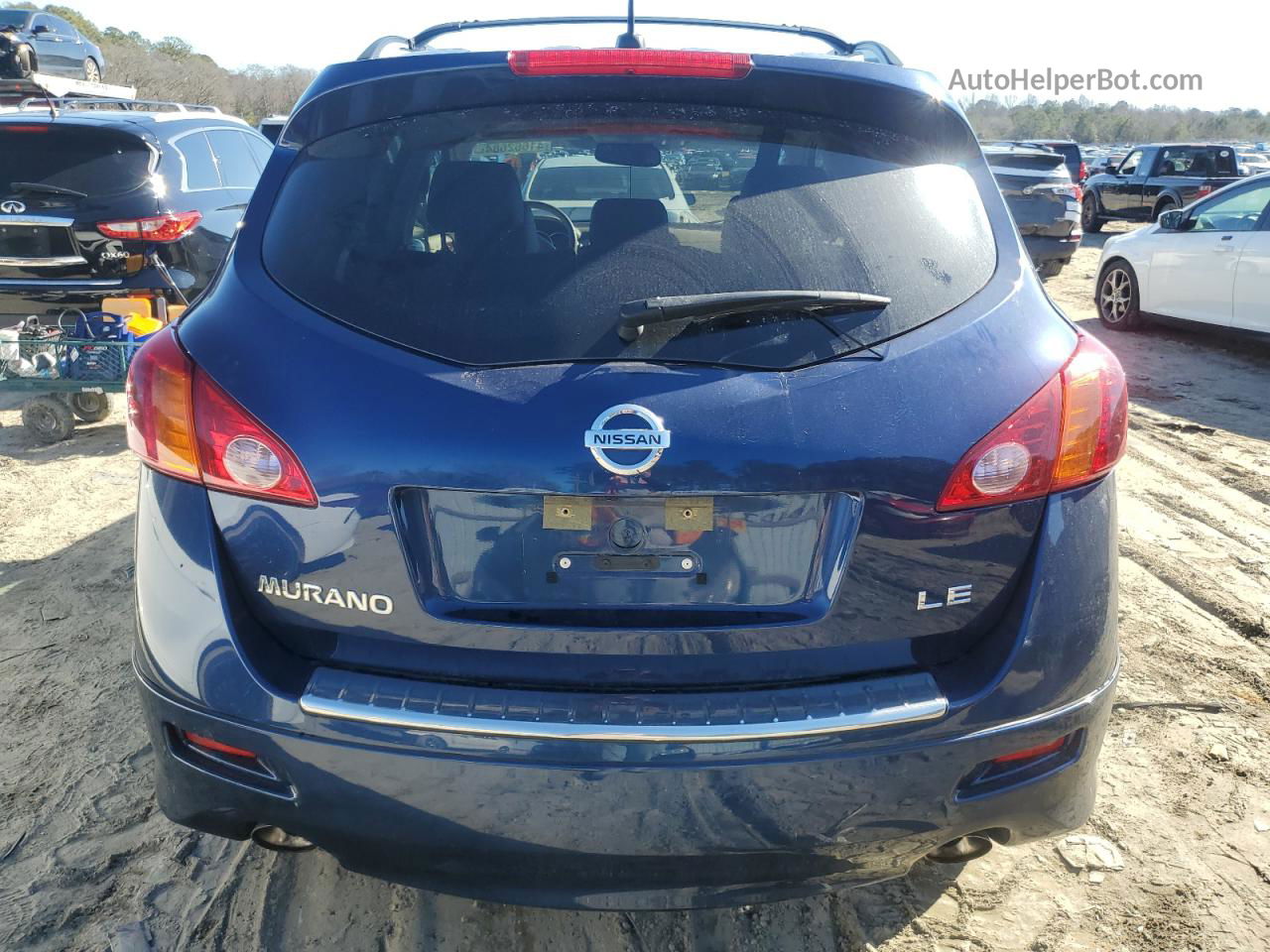 2010 Nissan Murano S Синий vin: JN8AZ1MU9AW007268