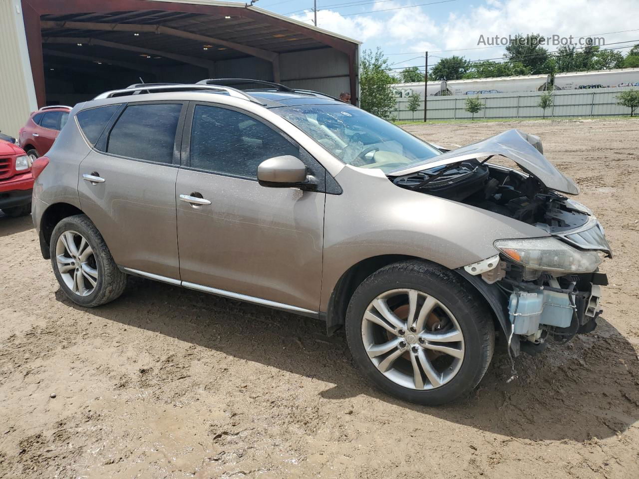 2010 Nissan Murano S Серый vin: JN8AZ1MU9AW007285