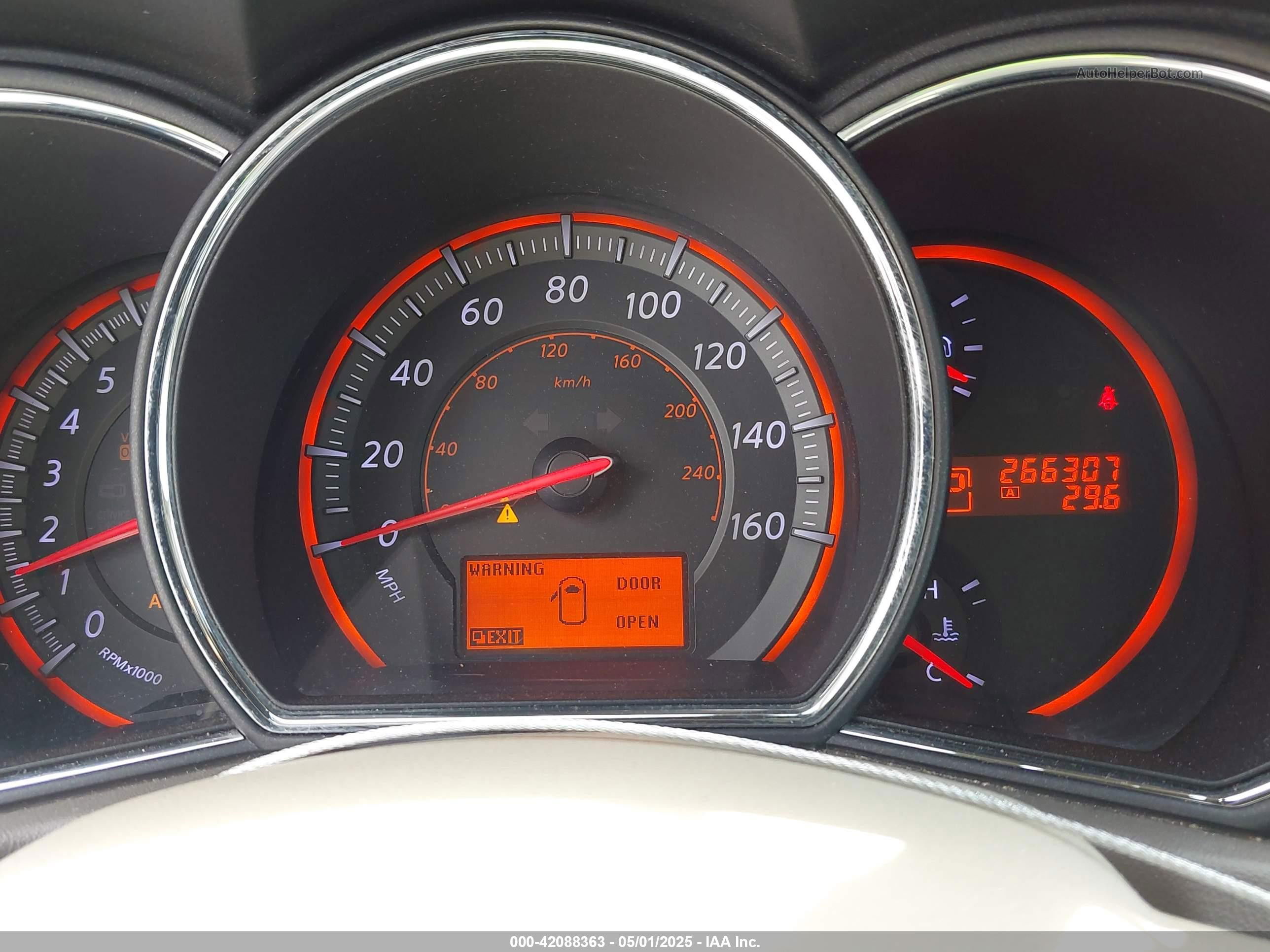2010 Nissan Murano Sl White vin: JN8AZ1MU9AW009571