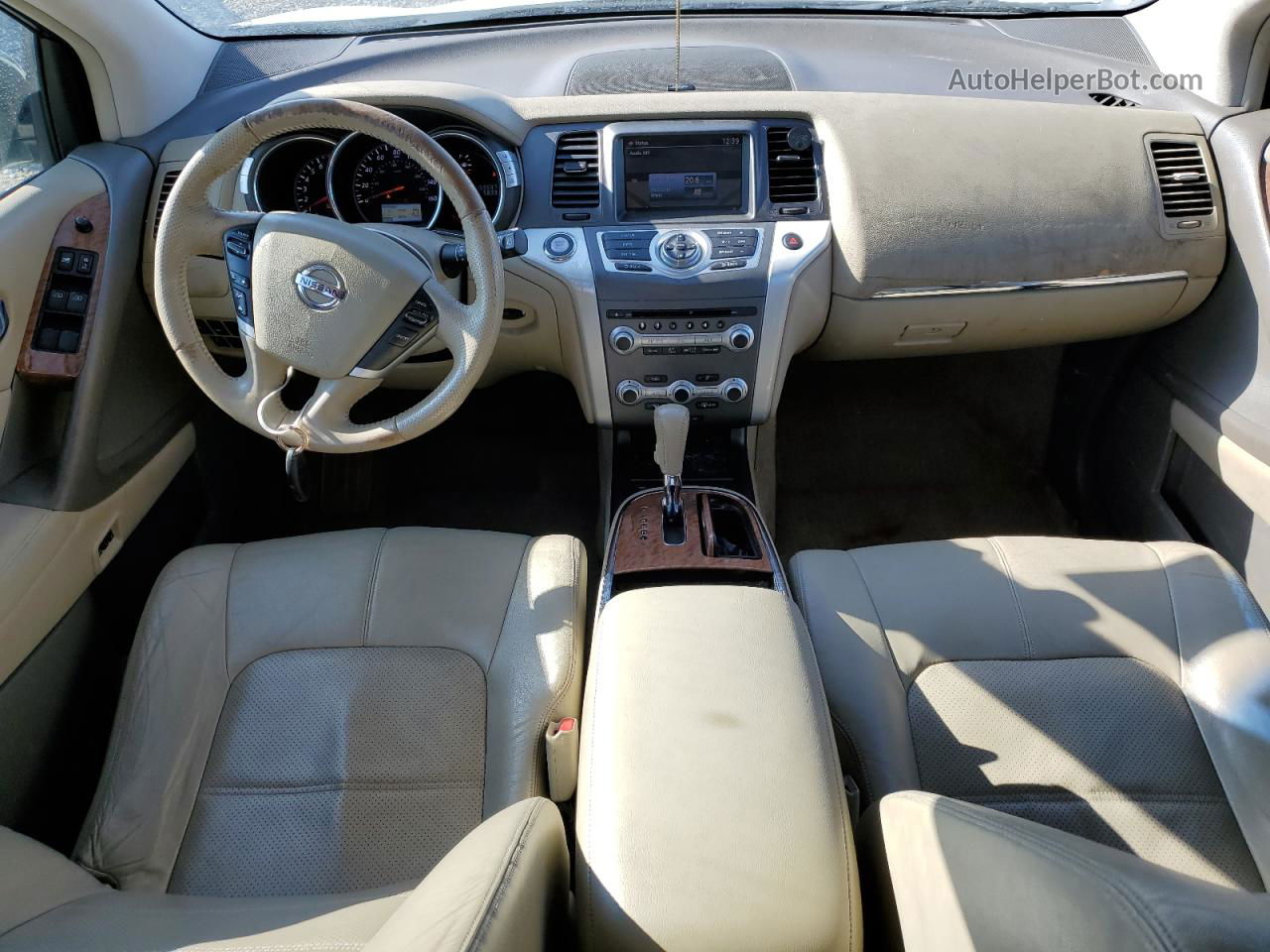 2011 Nissan Murano S Белый vin: JN8AZ1MU9BW067326