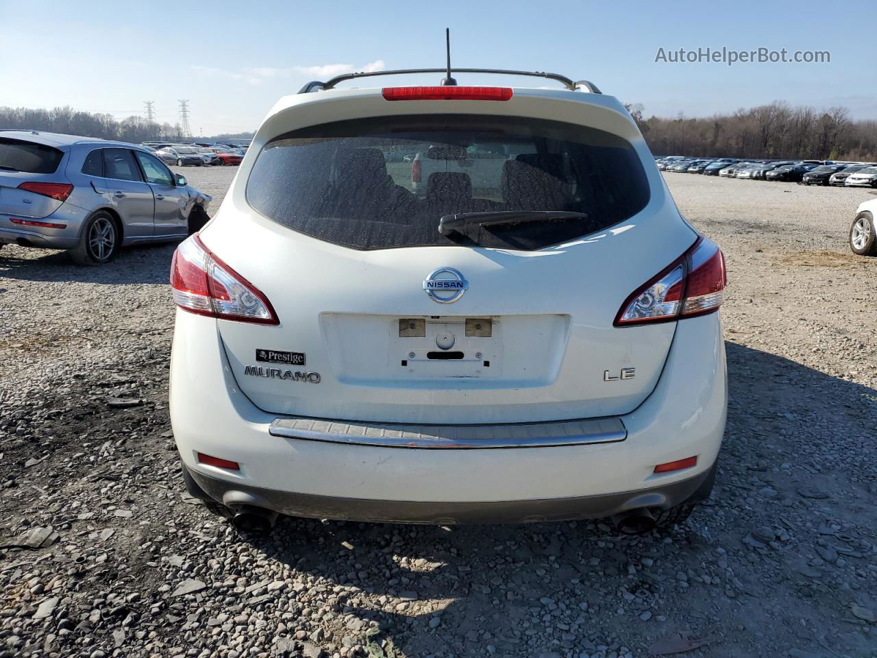 2011 Nissan Murano S Белый vin: JN8AZ1MU9BW067326